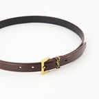 Ceintures Ceinture Cassandre Saint Laurent Bordeaux Femme