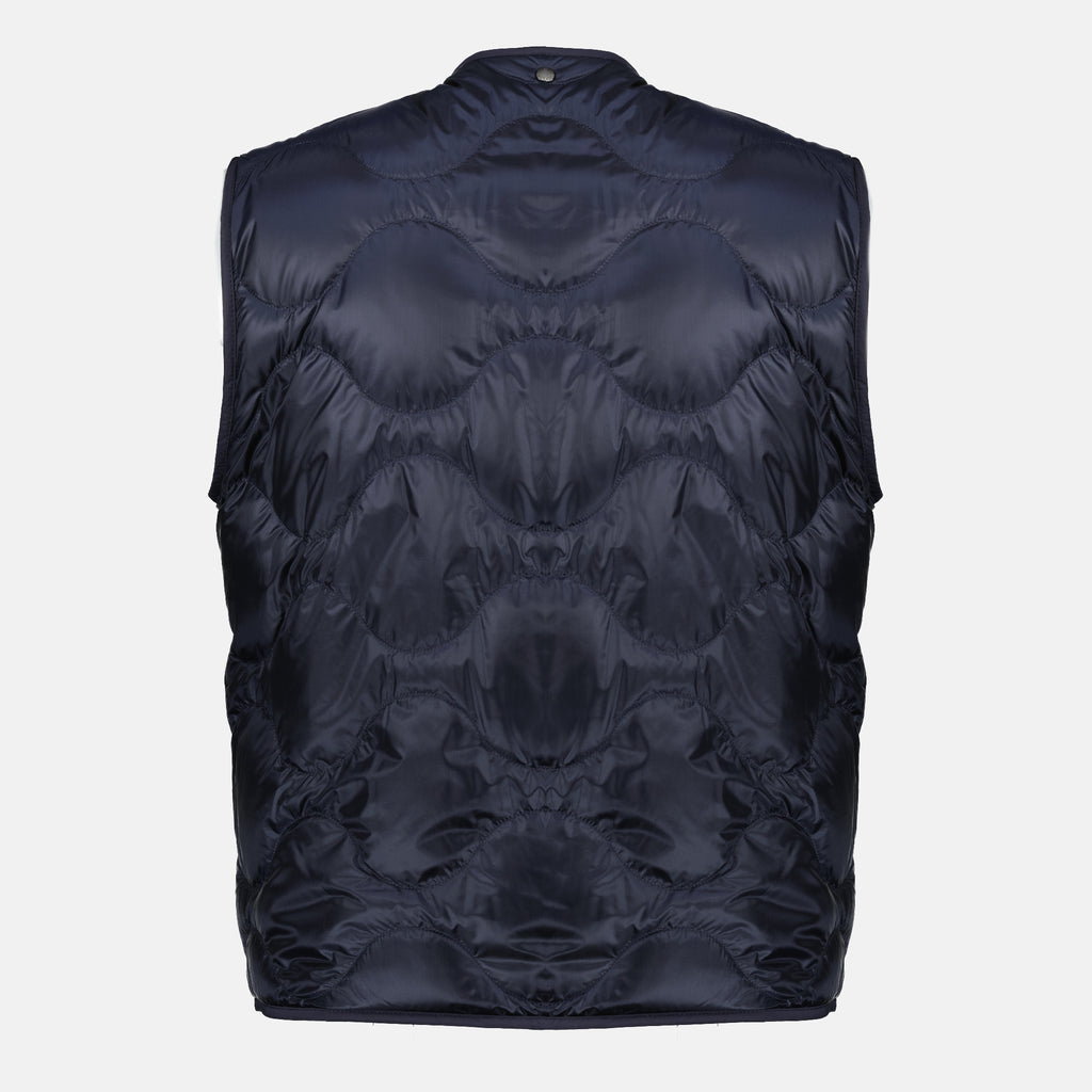 Image de l'article Doudoune chemise réversible Roquille bleu marine de la marque Moncler pour Homme - Saison Printemps-Été 2026 - Vue détaillée_5