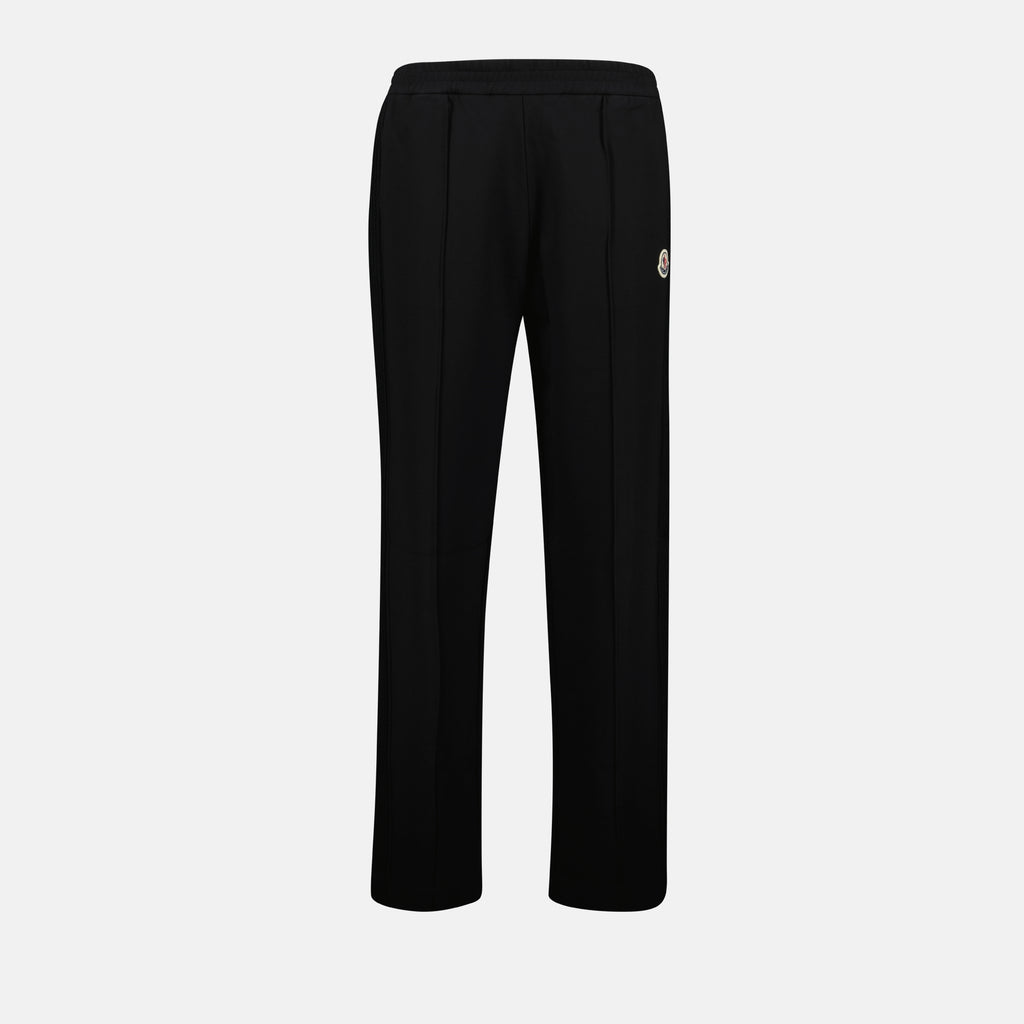 Pantalones Pantalones de chándal con logo Moncler Negro Femme