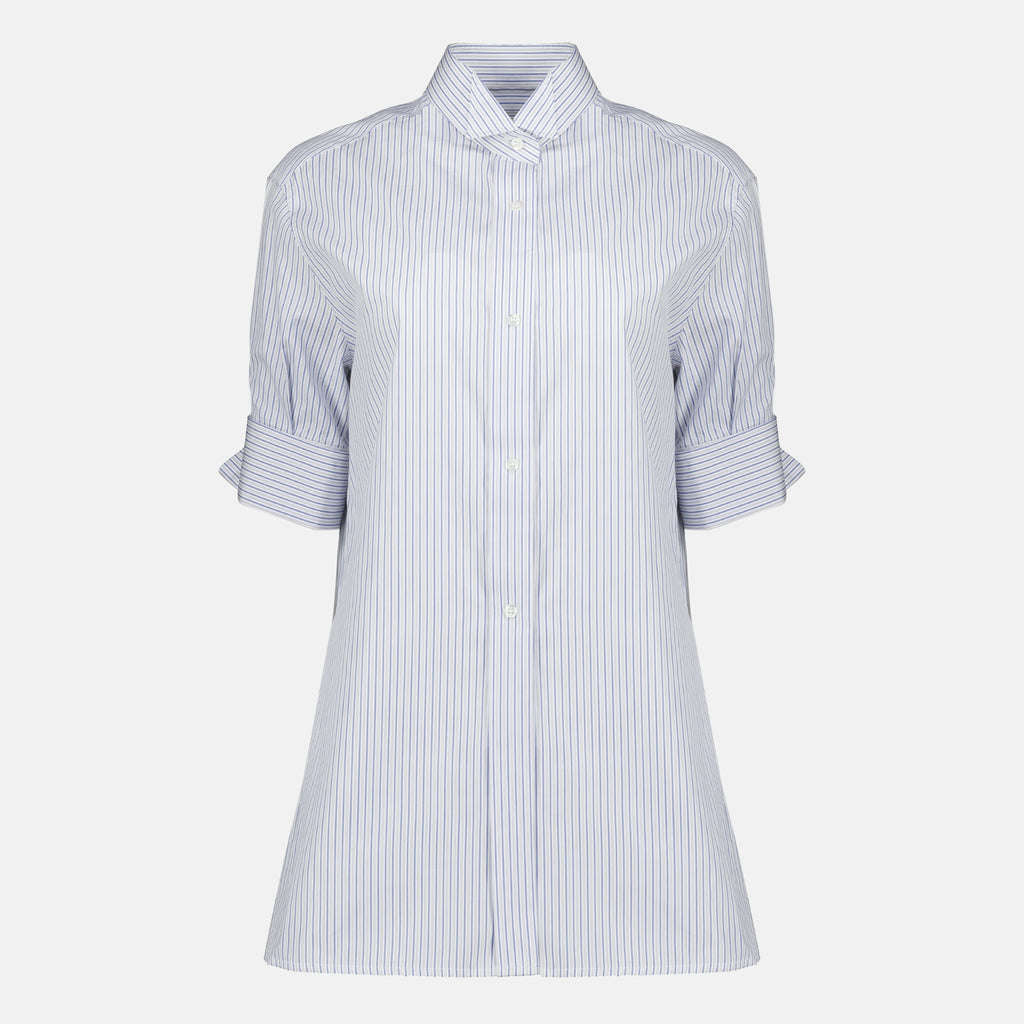 Chemises Camicia Blu a Righe Maison Margiela Bleu Femme