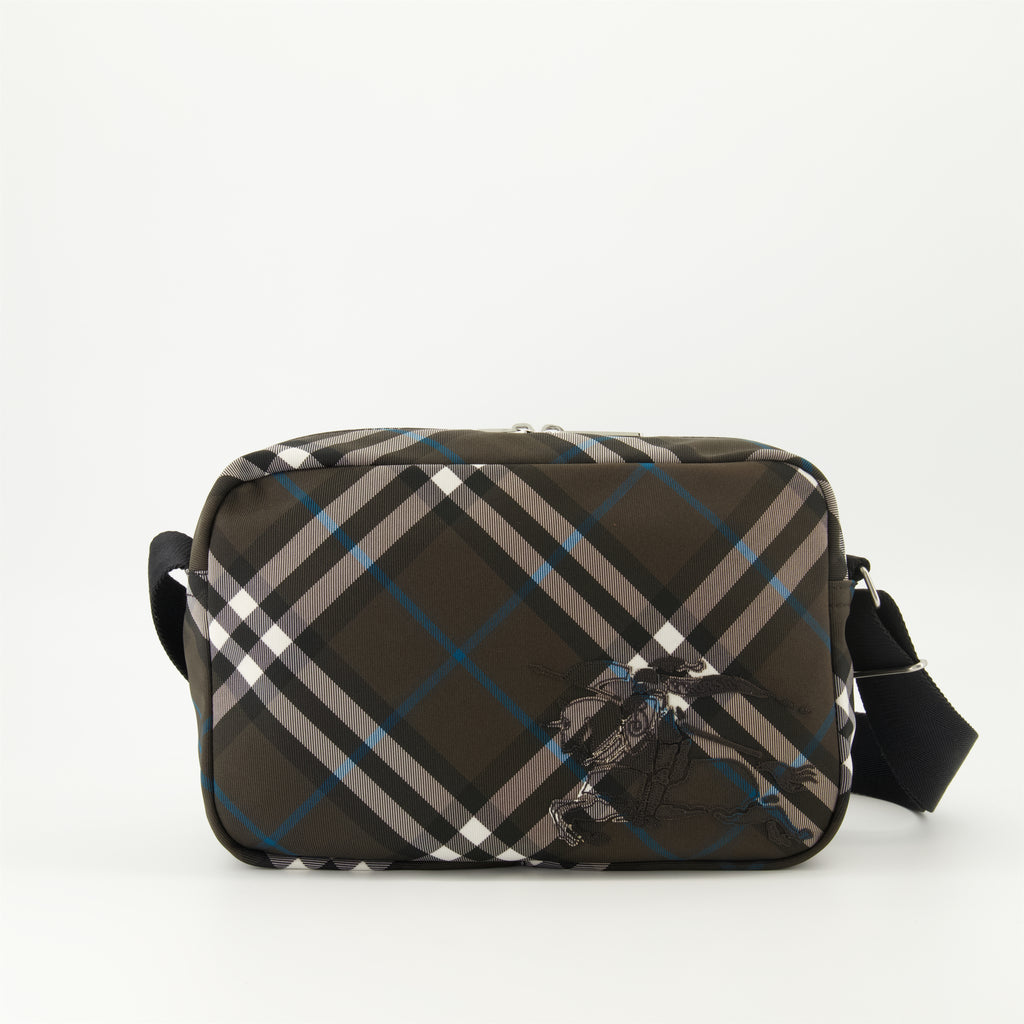 Borse a tracolla Borsa a Motivo Check Burberry Marrone Uomini