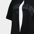 T-shirts T-shirt ouvert Mm6 Noir Femme