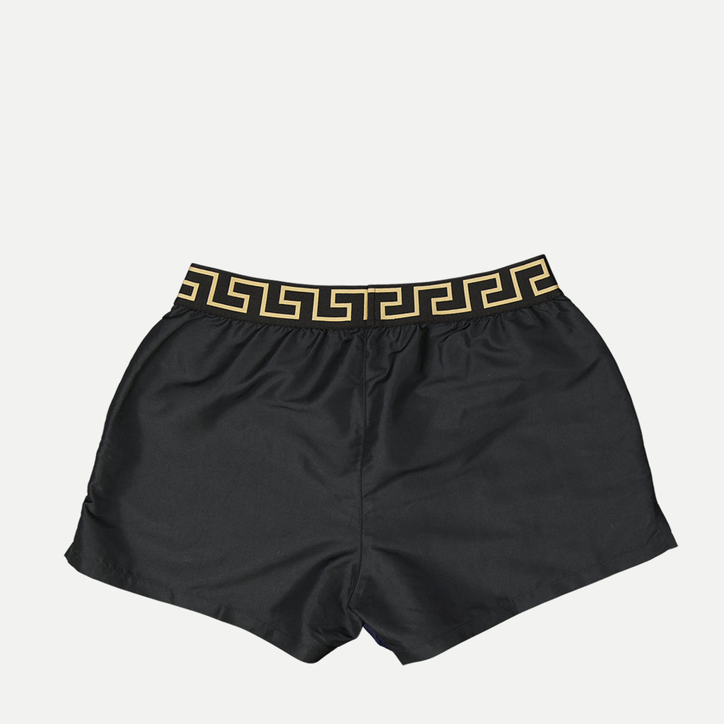 Beachwear Short de bain Greca Versace Noir Homme