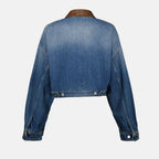 Jacken Kurze Jeansjacke Prada Blau Damen