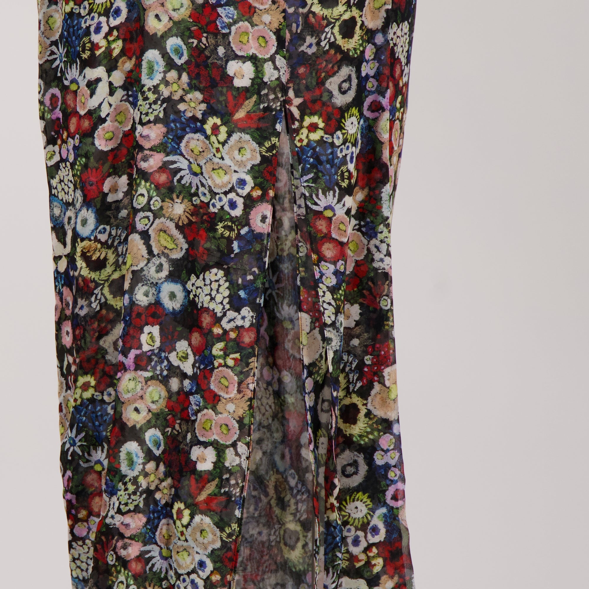 Immagine del vestito lungo Taja a stampa del marchio Khaite per Donna - Stagione Primavera-Estate 2026 - Vista Dettagliata_2
