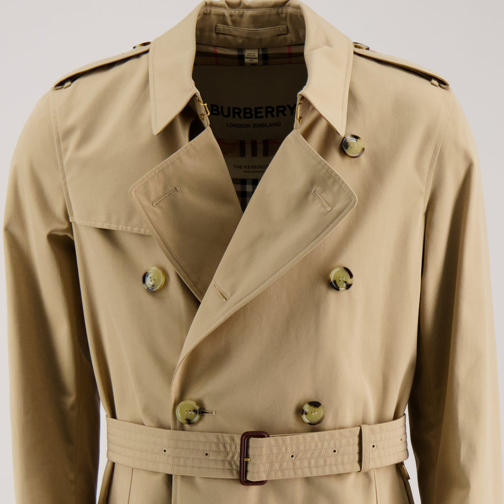 Image de l'article Trench Héritage long beige de la marque Burberry pour Homme - Saison Printemps-Été 2026 - Vue détaillée_2
