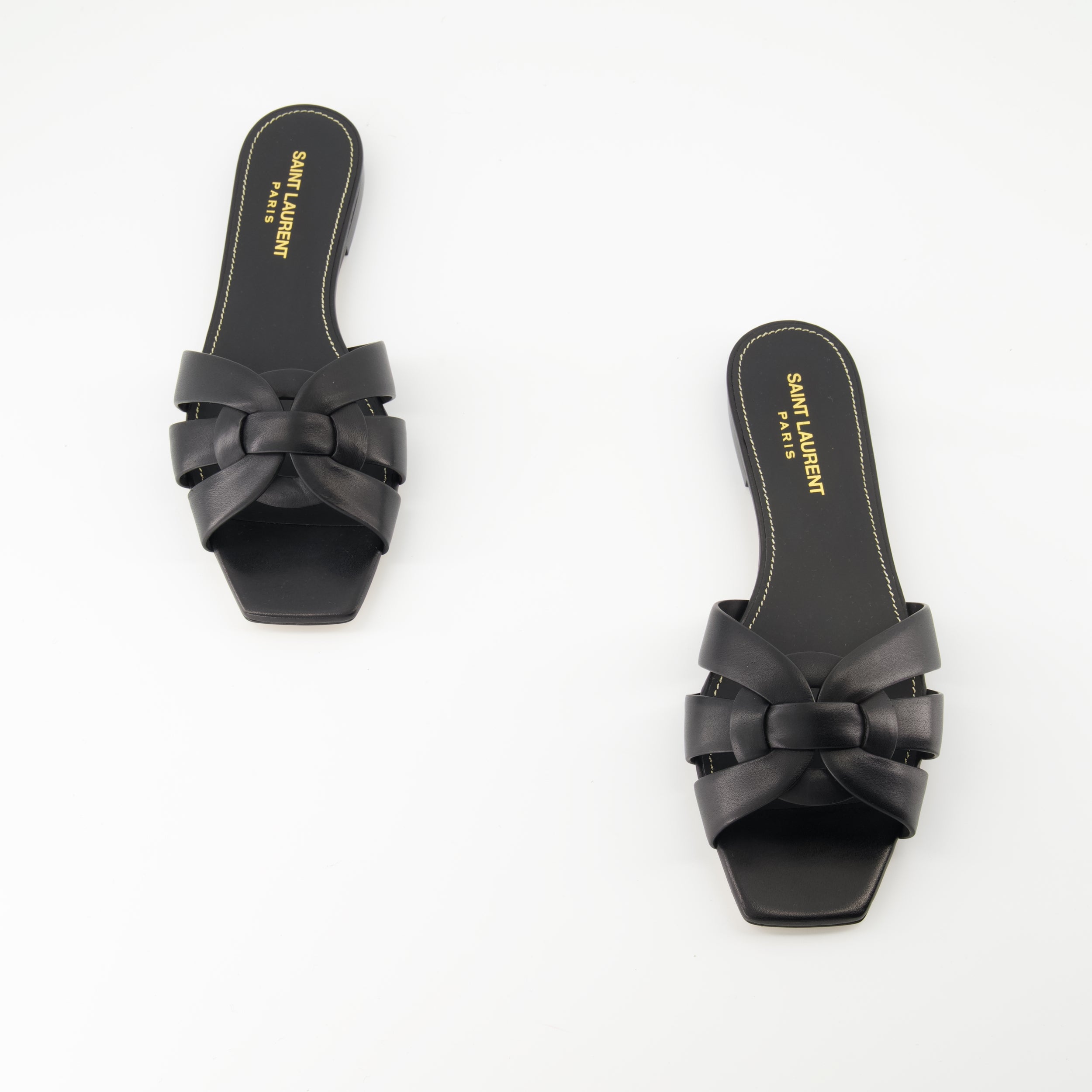 Chaussures ouvertes Mules Tribute Saint Laurent Noir Femme