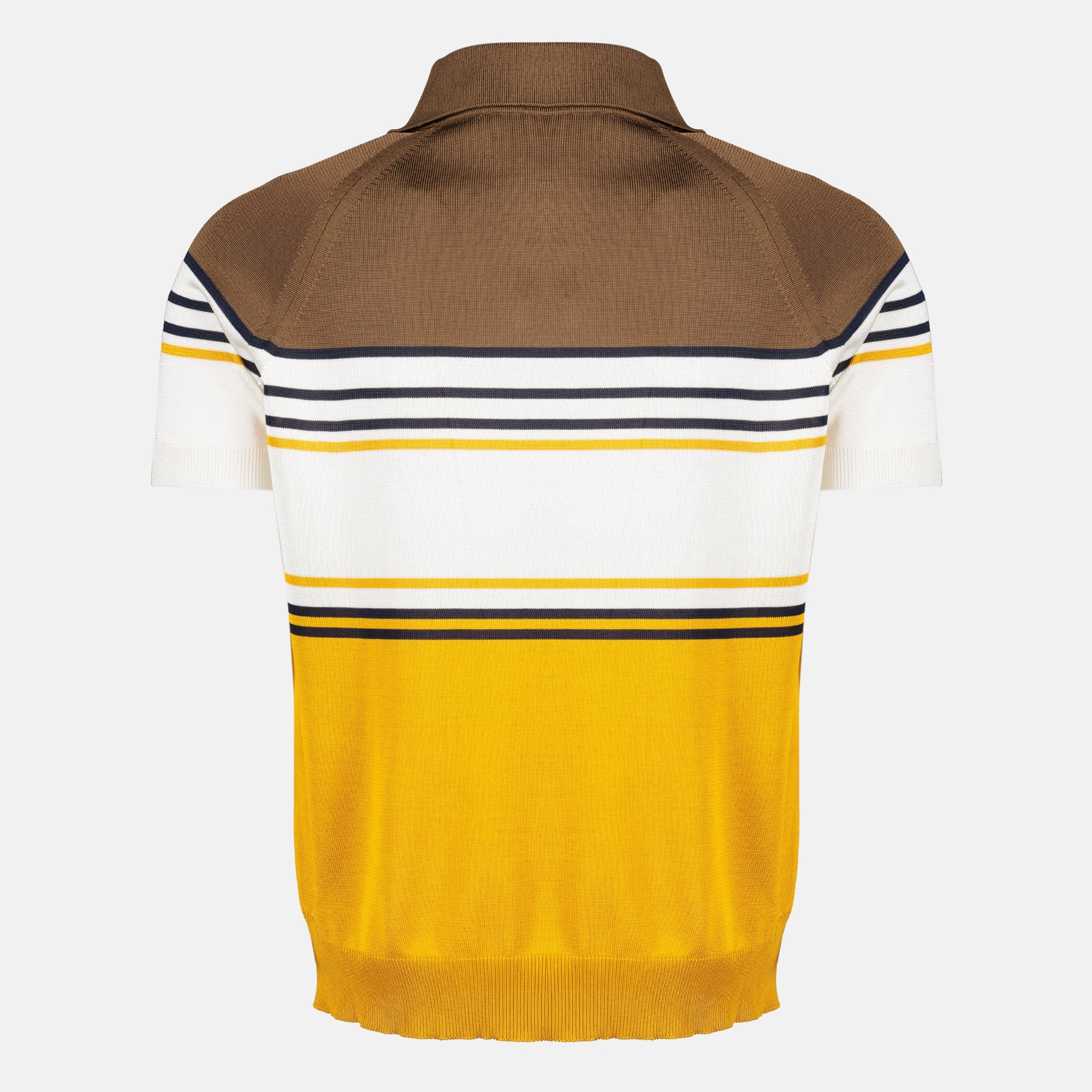 Polos Polo a rayas multicolor Fendi Jaune Homme