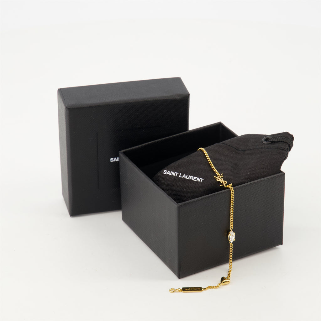 Bijoux Bracelet Cassandre Saint Laurent Doré Femme