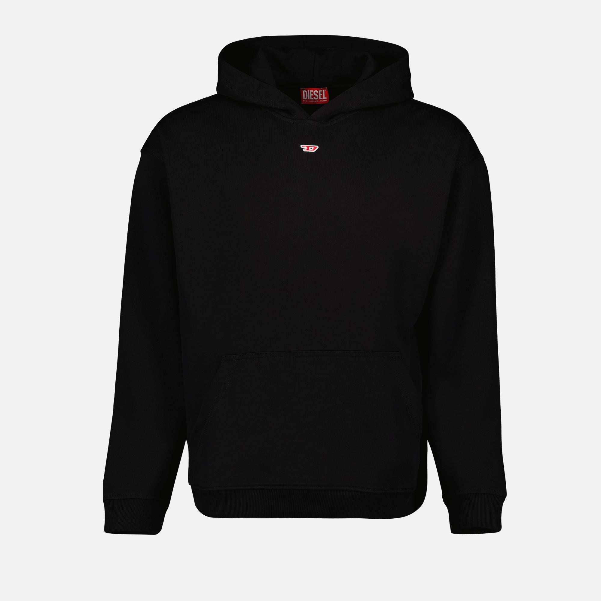 Moletons S-Boxt-Hood-D Sweatshirt com Capuz Diesel Preto Homme