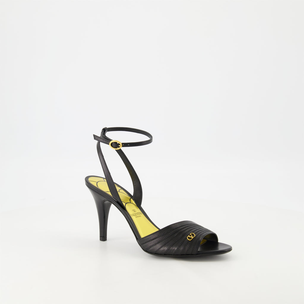 Scarpe aperte Ladycrush Sandali con Tacchi Valentino Garavani Nero Femme