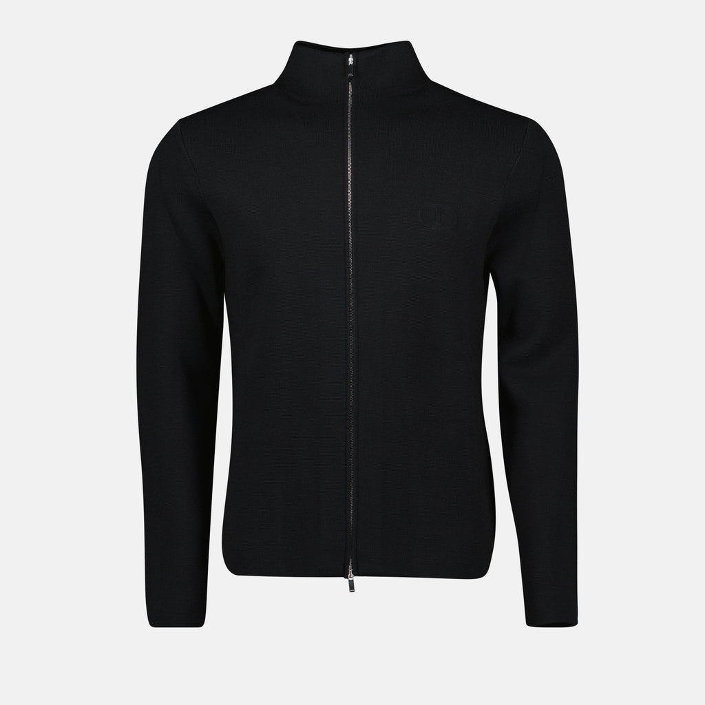 Vestes Pull en laine Dior Noir Homme