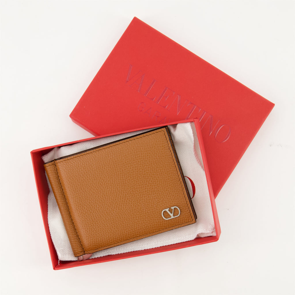 Pequeños artículos de cuero Cartera VLogo Valentino Garavani Marrón Homme