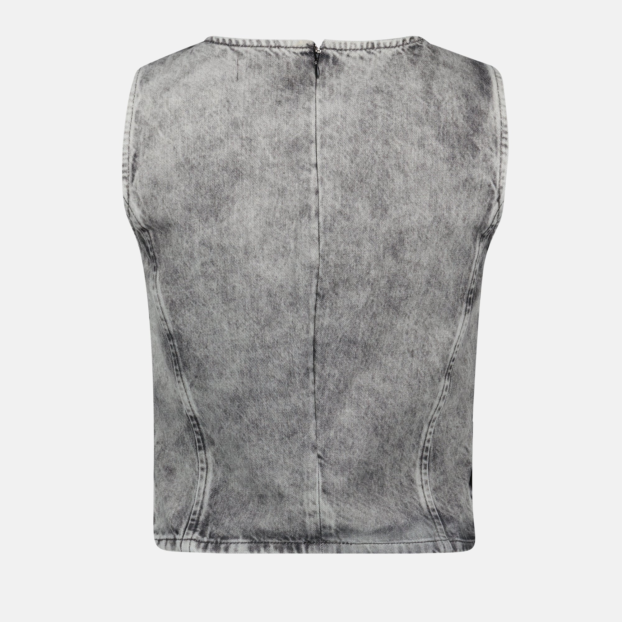 Tops Top à strass De-Pinar-S Diesel Gris Femme