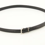 Ceintures Cinturón Slim Cassandre Negro Saint Laurent Noir Femme