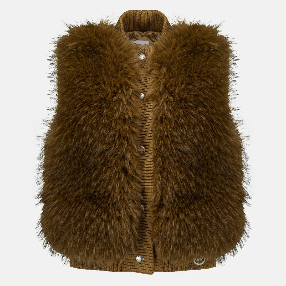 Giacca Puffer in Lana Senza Maniche