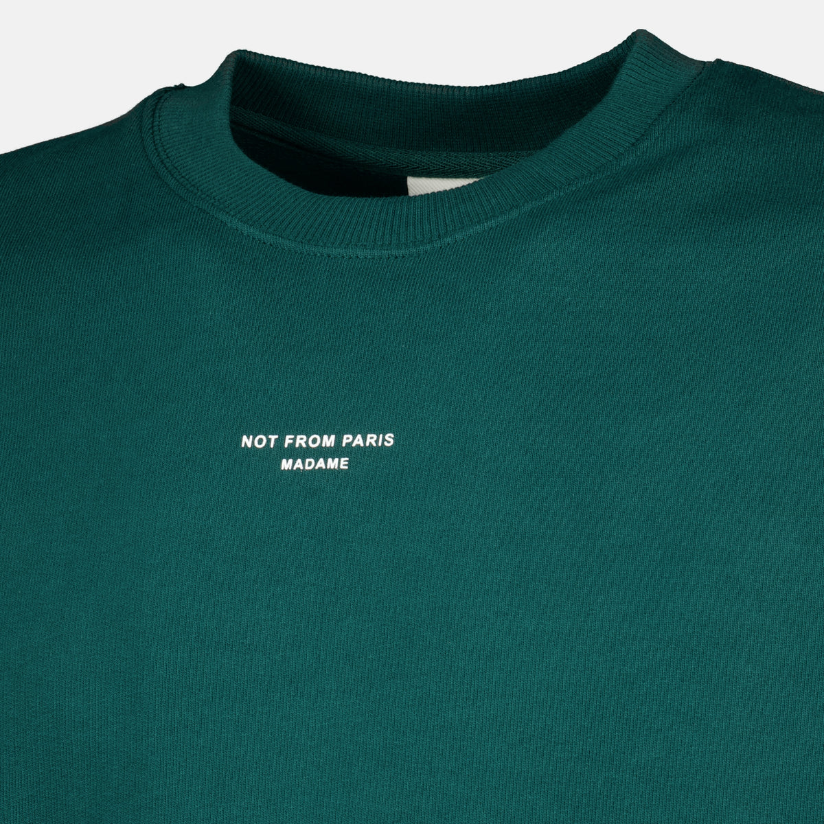 Sweatshirts Sweatshirt Slogan Classique vert Drole De Monsieur Vert Homme