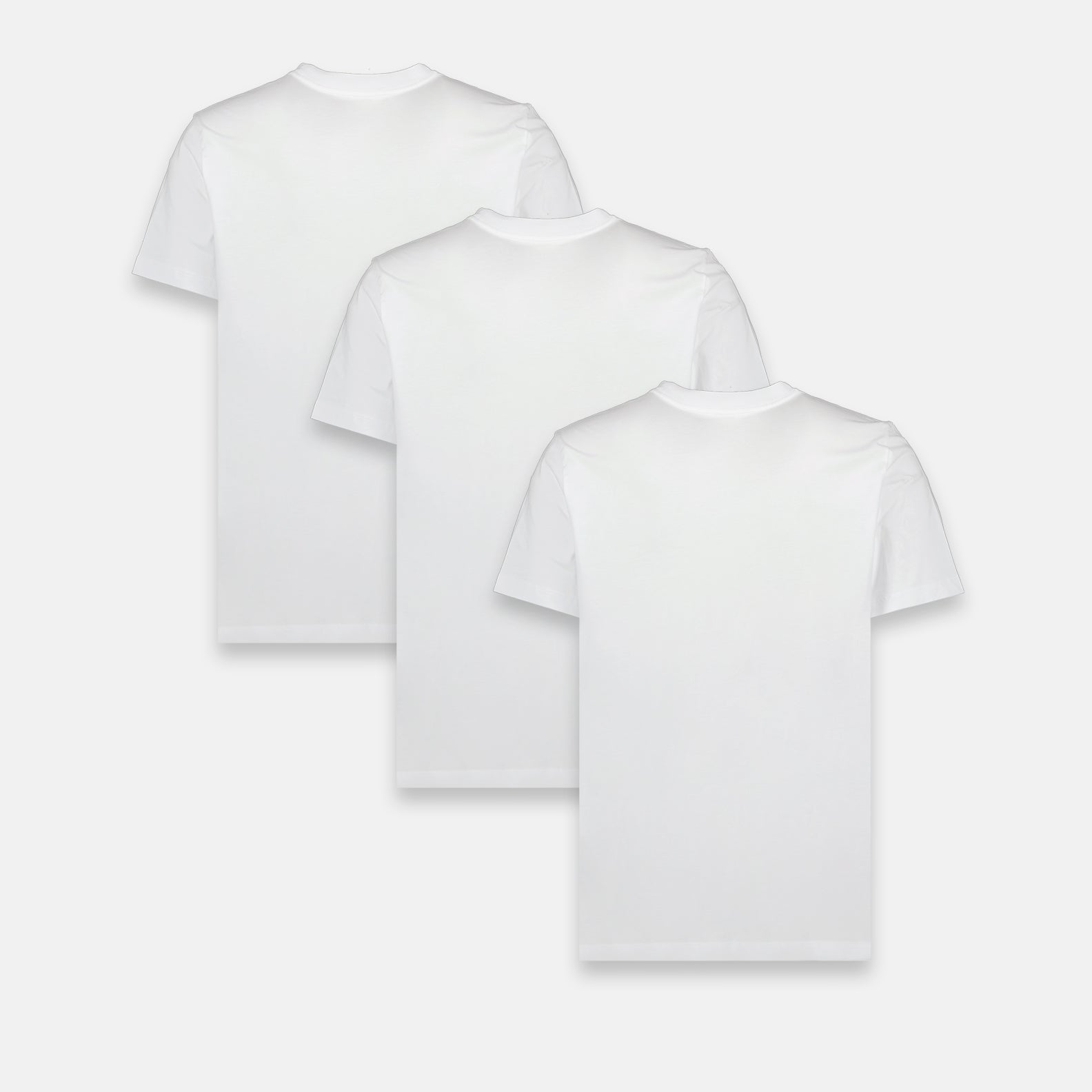 T-shirts Lot de T-shirts à logo Moncler Blanc Homme