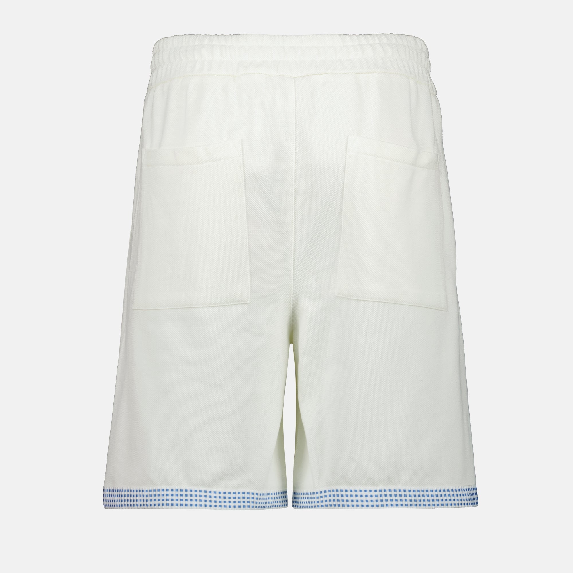 Shorts Short en coton piqué Drole De Monsieur Blanc Homme