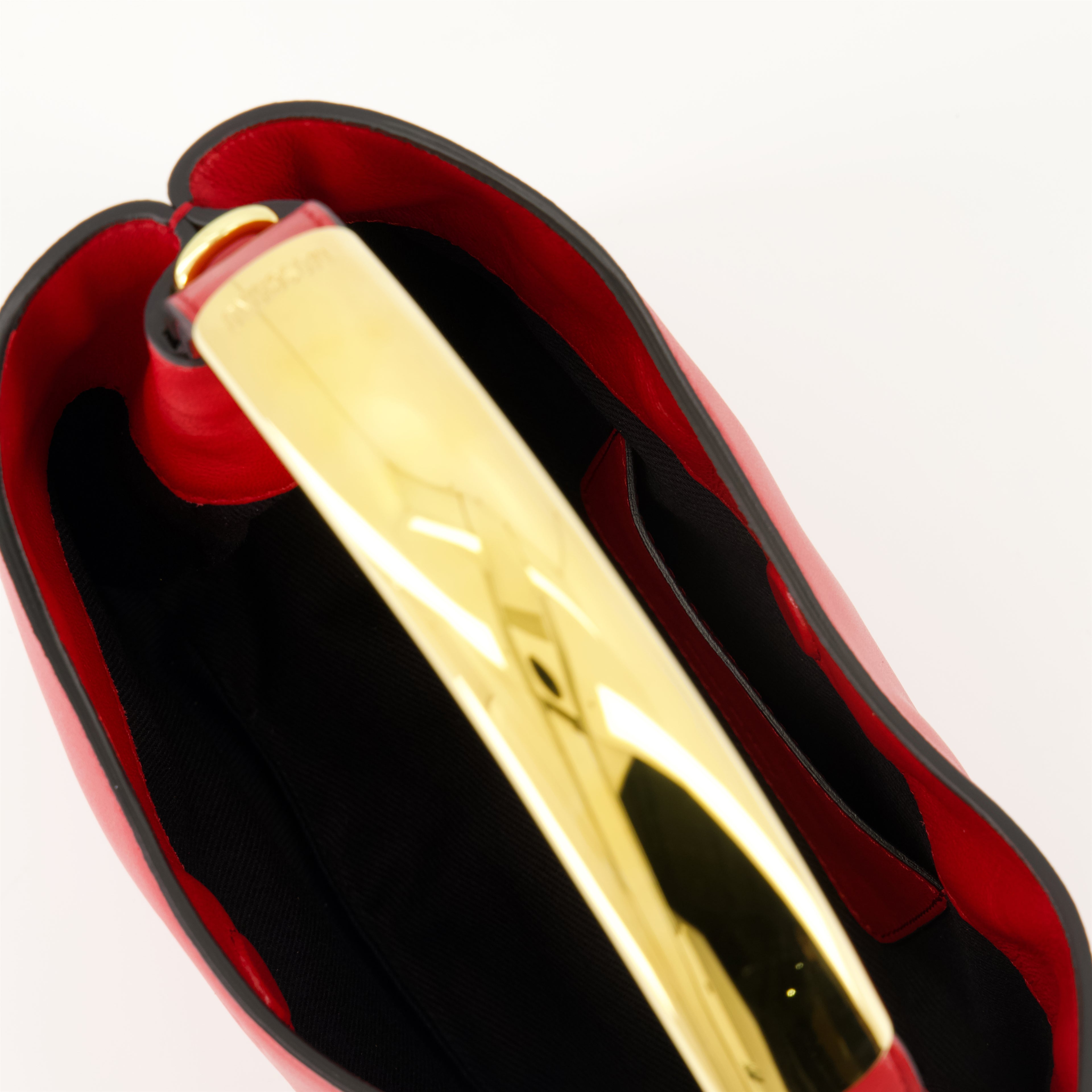 Sacs à main et épaule Sac Handle Me en cuir Moschino Rouge Femme