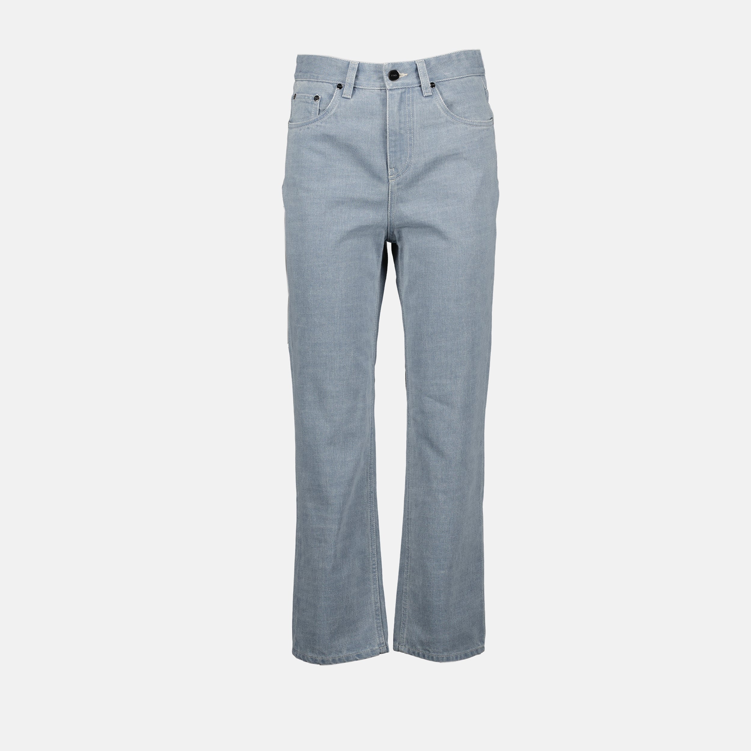 Pantalones Pantalones de mezclilla Fendi Gris Femme