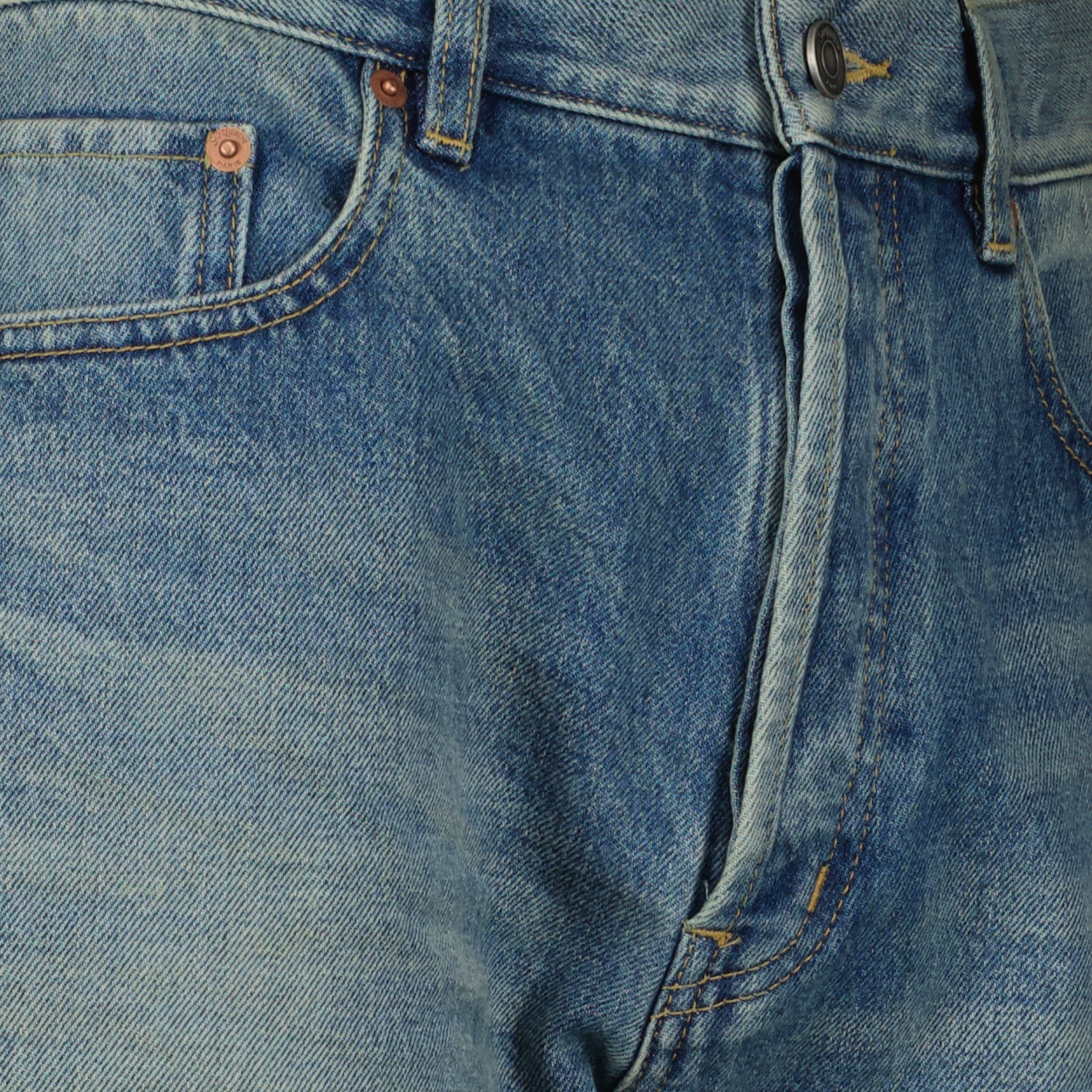 Pantalons Jeans Long Mick em Denim Azul Saint Laurent Bleu Homme