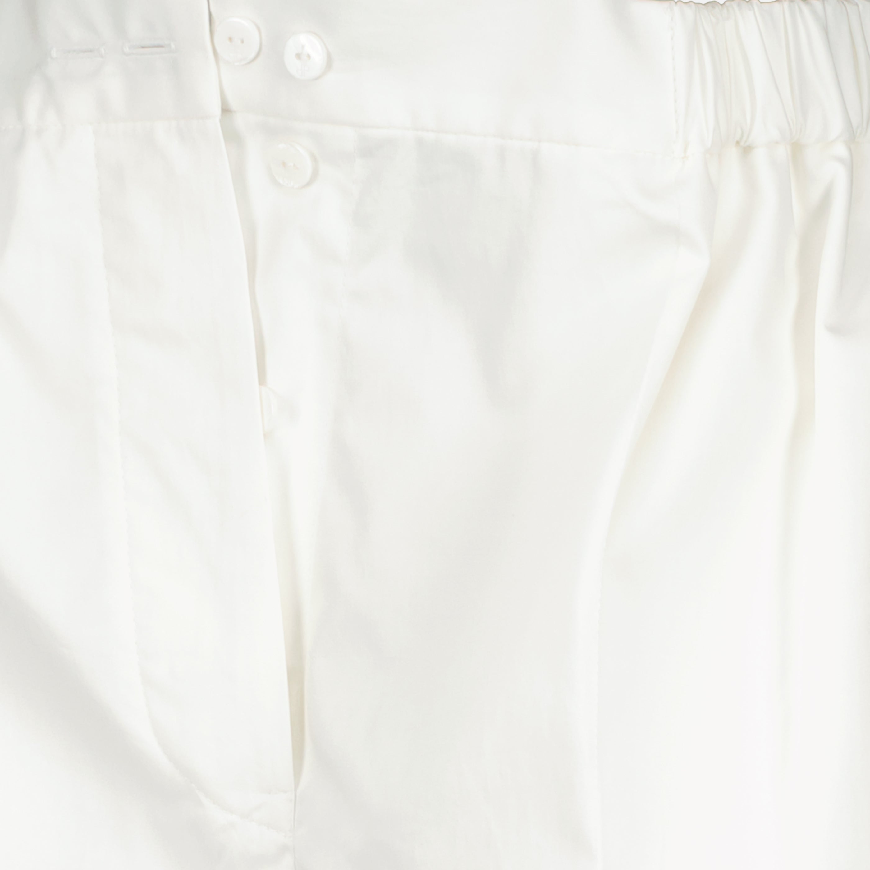 Image de l'article Pantalon en coton blanc de la marque Patou pour Femme - Saison Printemps-Été 2026 - Vue détaillée_2
