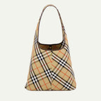 Sacs cabas Grand sac à carreaux Burberry Beige Femme