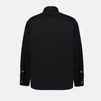 Camicie Surchemise en laine Versace Nero Homme