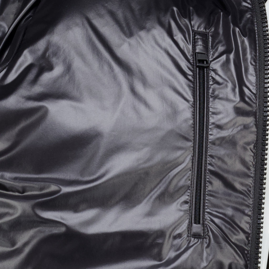 Manteaux Giacca Nera in Piuma Maya Moncler Noir Homme