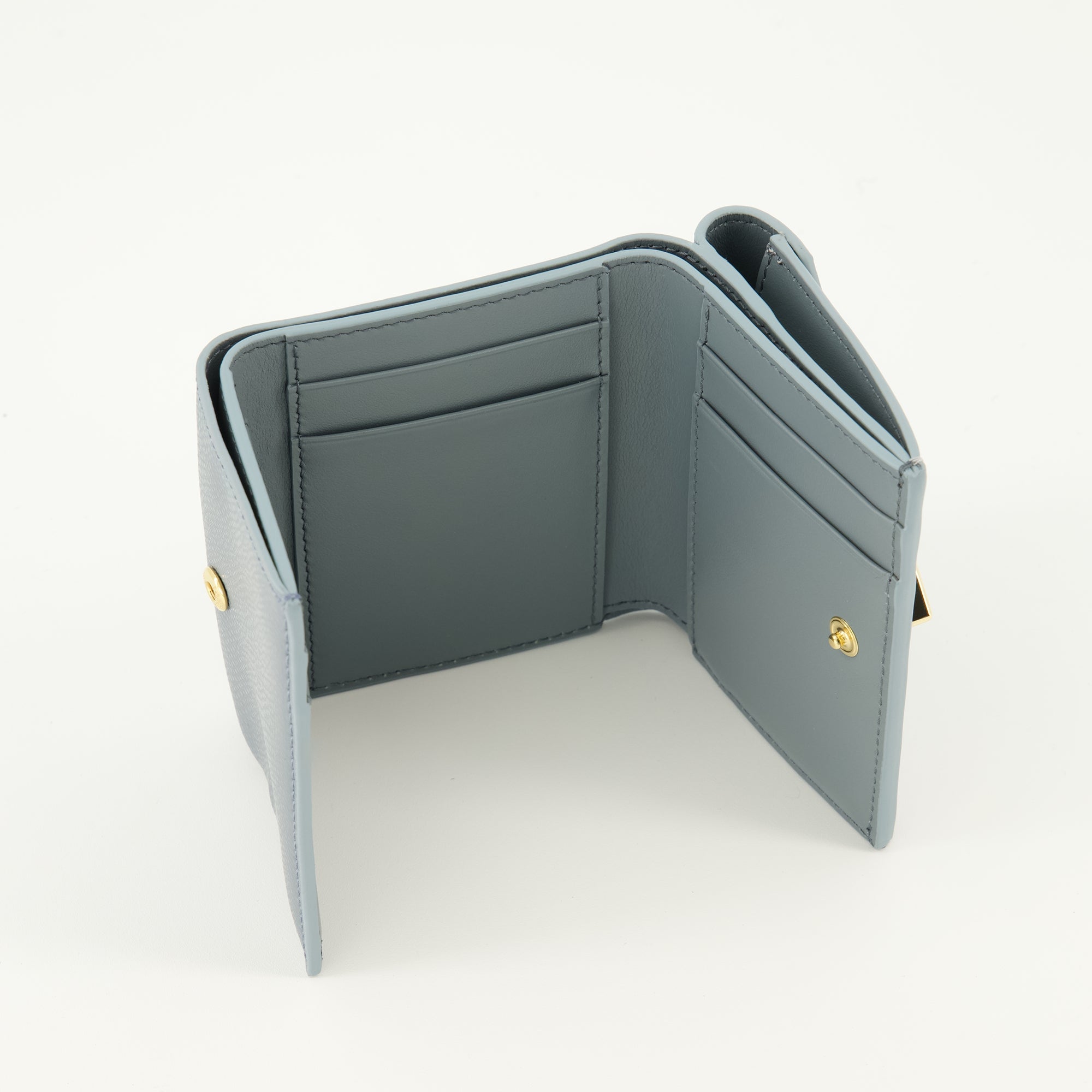 Image de l'article Portefeuilles FF Diamonds bleu de la marque Fendi pour Femme - Saison Printemps-Été 2026 - Vue détaillée_2