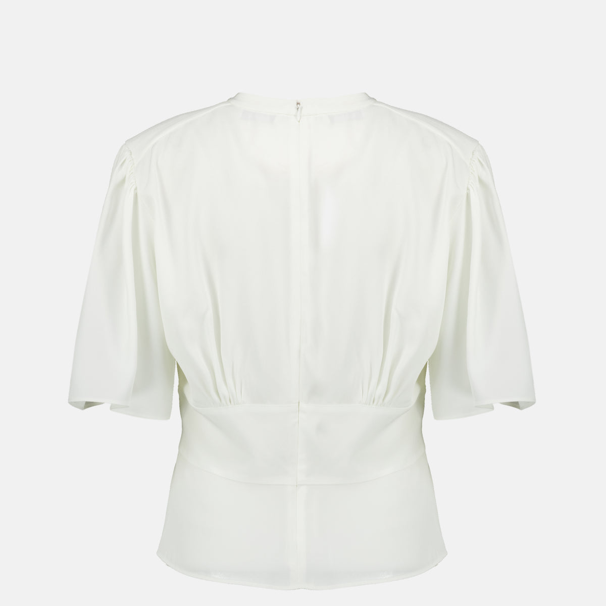 Tops Weißes Rüschenshirt Rabanne Blanc Femme