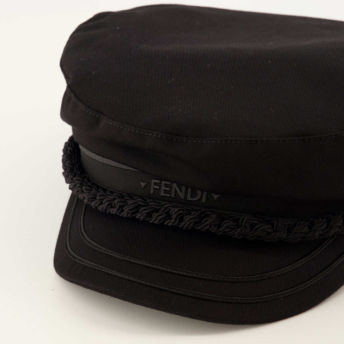 Chapeaux, casquettes et bonnets Black Sailor Cap Fendi Noir Femme