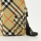 크로스백 체크드 파우치 Burberry 베이지 Homme