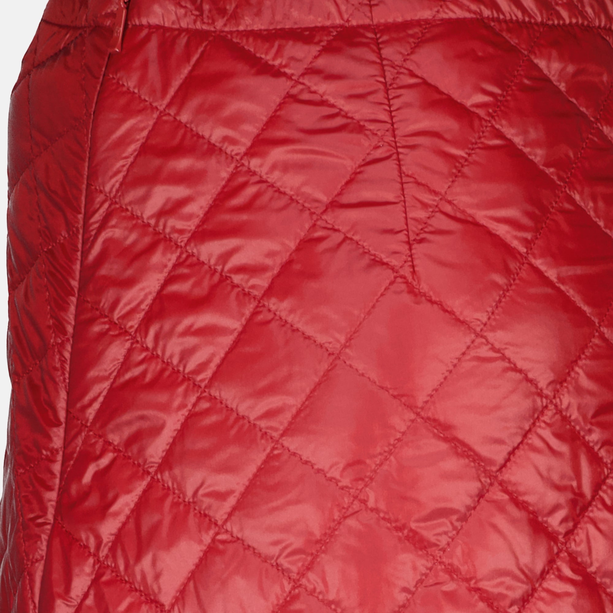 Jupes Saias Mini Matelassadas Moncler Rouge Femme