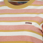 Image de l'article T-shirt à rayures rose de la marque Prada pour Femme - Saison Printemps-Été 2026 - Vue détaillée_1