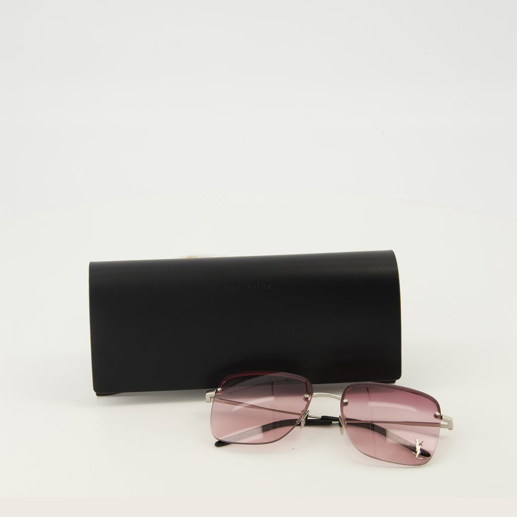 Image de l'article Lunettes de soleil SL312 M rose de la marque Saint Laurent pour Unisex - Saison Printemps-Été 2026 - Vue détaillée_3