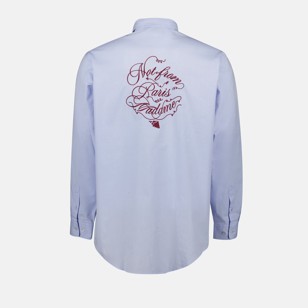 Hemden Slogan Shirt Drole De Monsieur Blau Homme