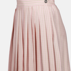 Gonne Gonna in Seta Plissettata Versace Rosa Femme