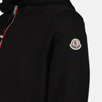 Sweatshirts Sweat à capuche zippé Moncler Noir Homme
