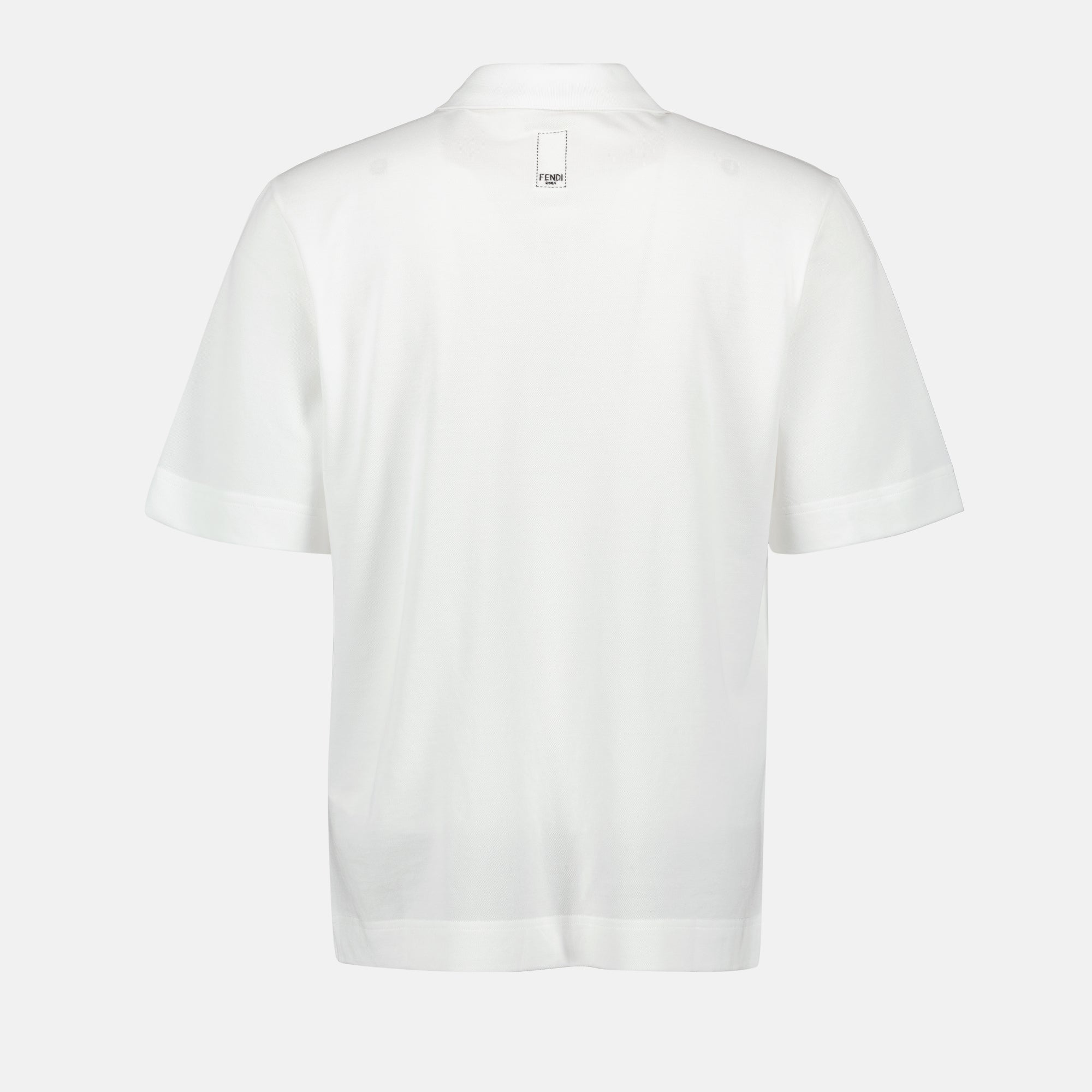 Polos Polo Bordado Fendi Blanco Homme