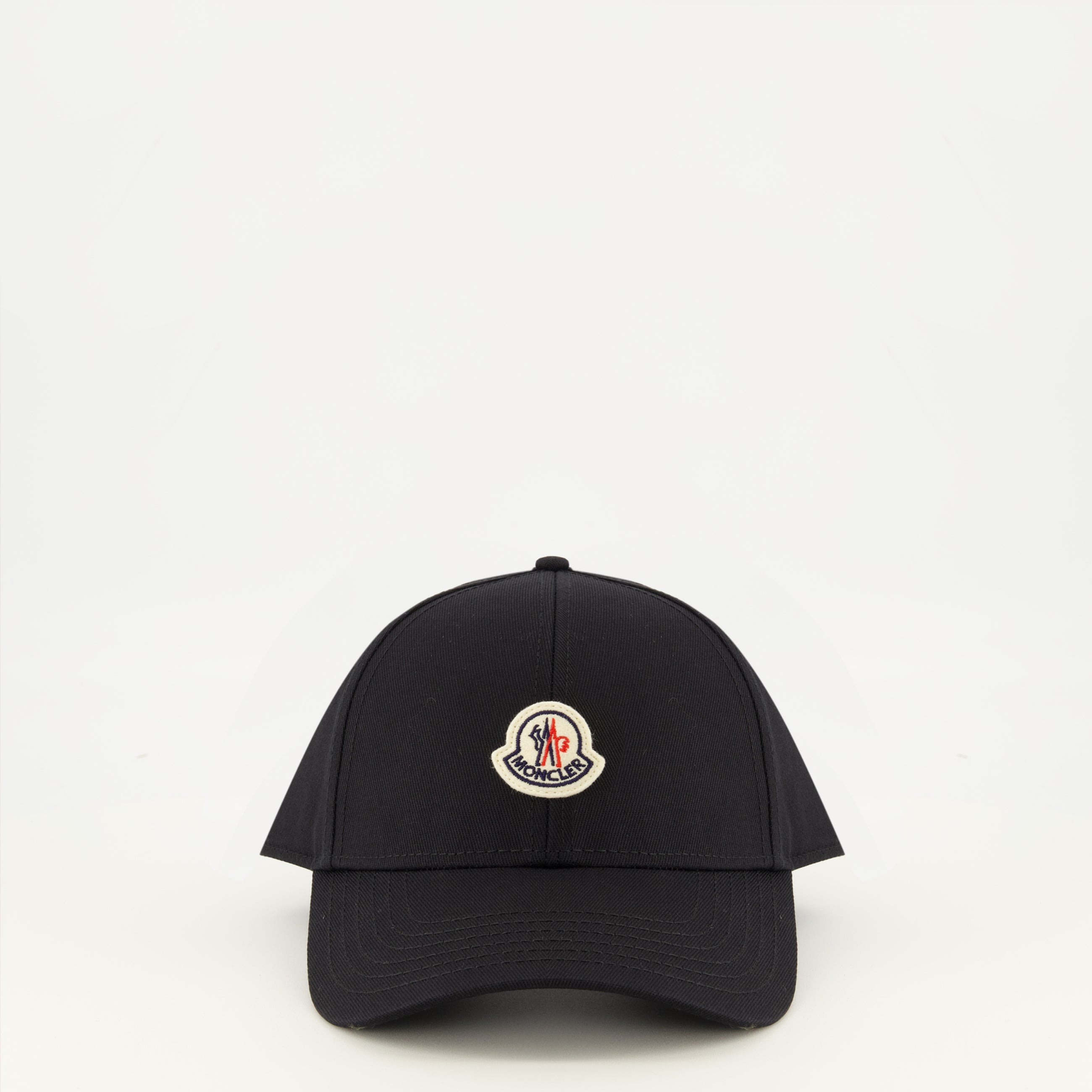Chapeaux, casquettes et bonnets Casquette en coton noire Moncler Noir Homme