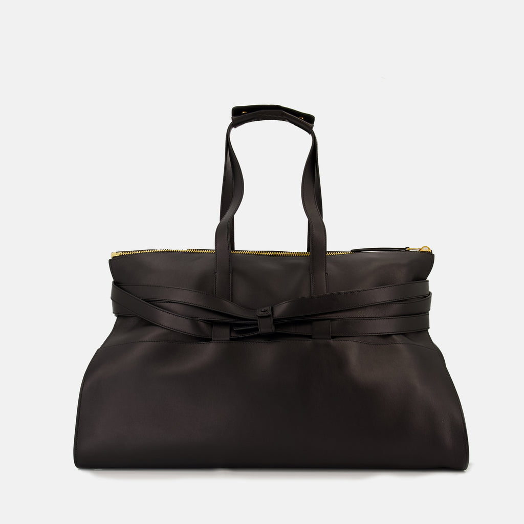 Image de l'article Sac Shopper en cuir de la marque Moschino pour Femme - Saison Automne-Hiver 2025 - Vue de Dos