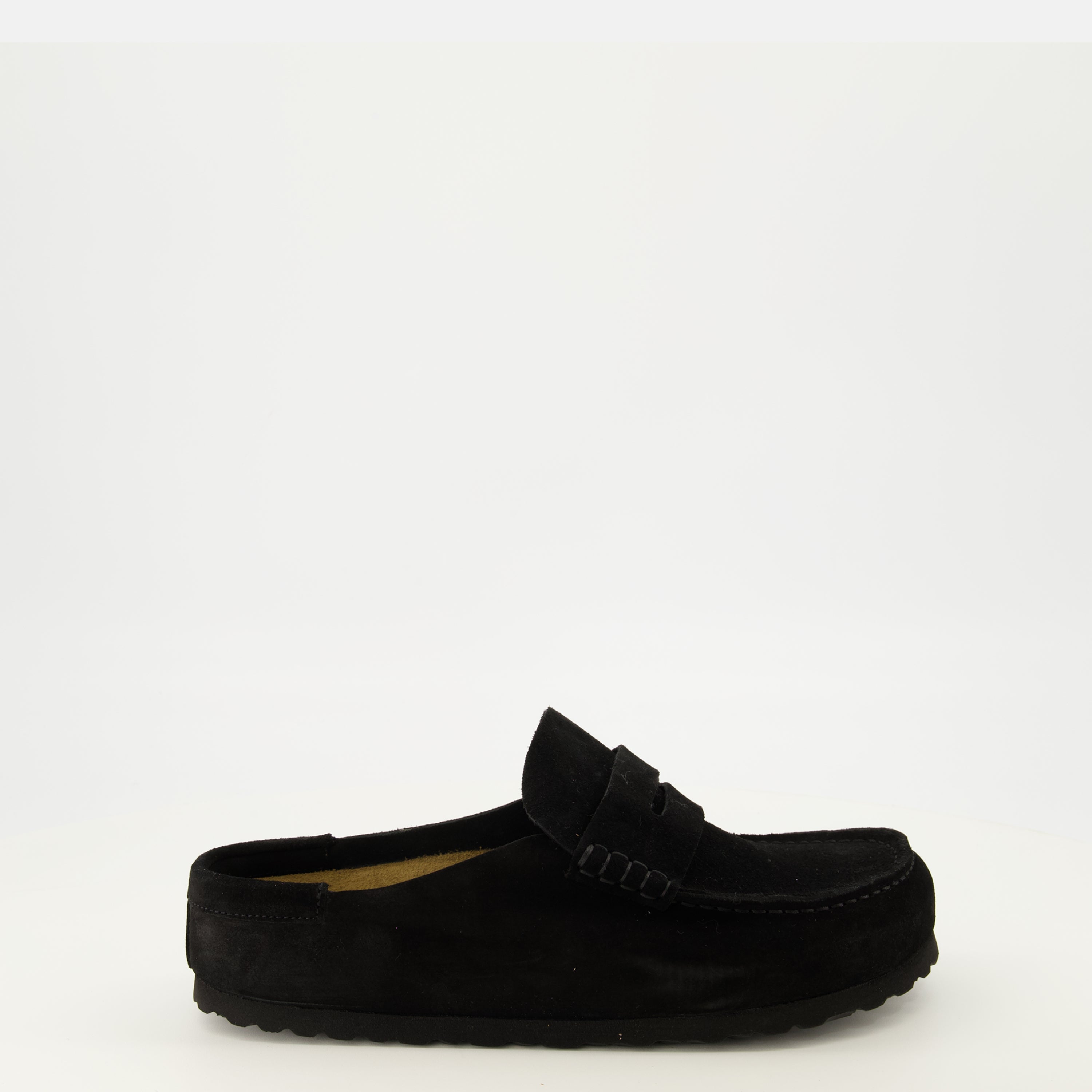 Chaussures ouvertes Mules Negros Envueltos Naples Birkenstock Noir Unisexe