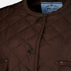 Vestes Re-Nylon gesteppte Jacke Prada Marron Femme