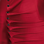 Vestidos Vestido Lurex Drapeado Rabanne Vermelho Femme