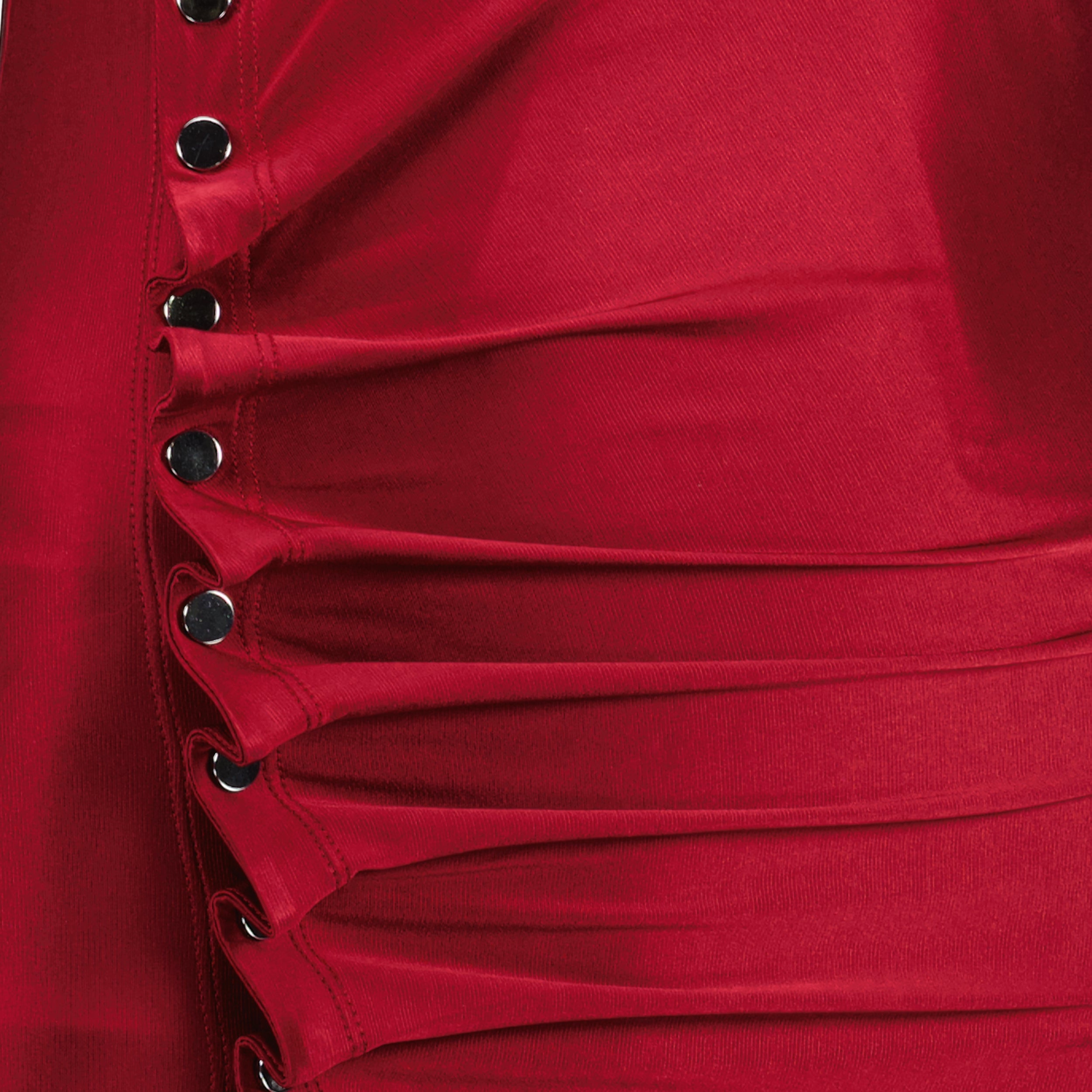 Vestidos Vestido Lurex Drapeado Rabanne Vermelho Femme
