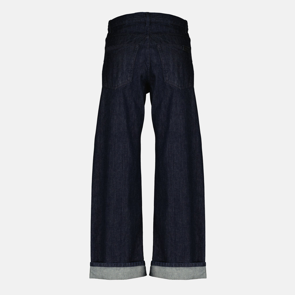 Pantalons 블루 진 Moncler Bleu Femme