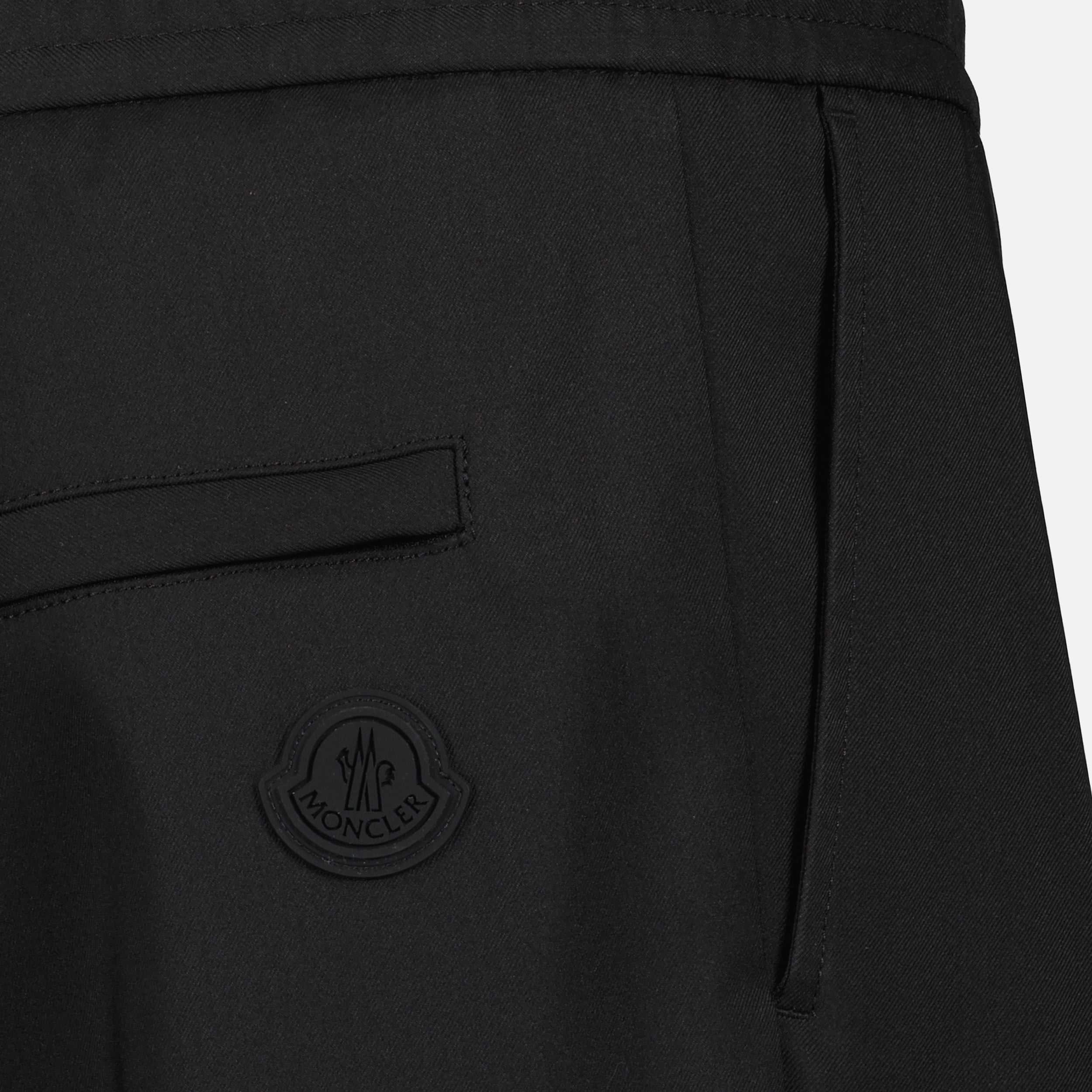 Pants Dressed Jogging Pants Moncler Black Homme