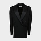 Chaquetas Chaqueta Blazer Saint Laurent Negro Femme